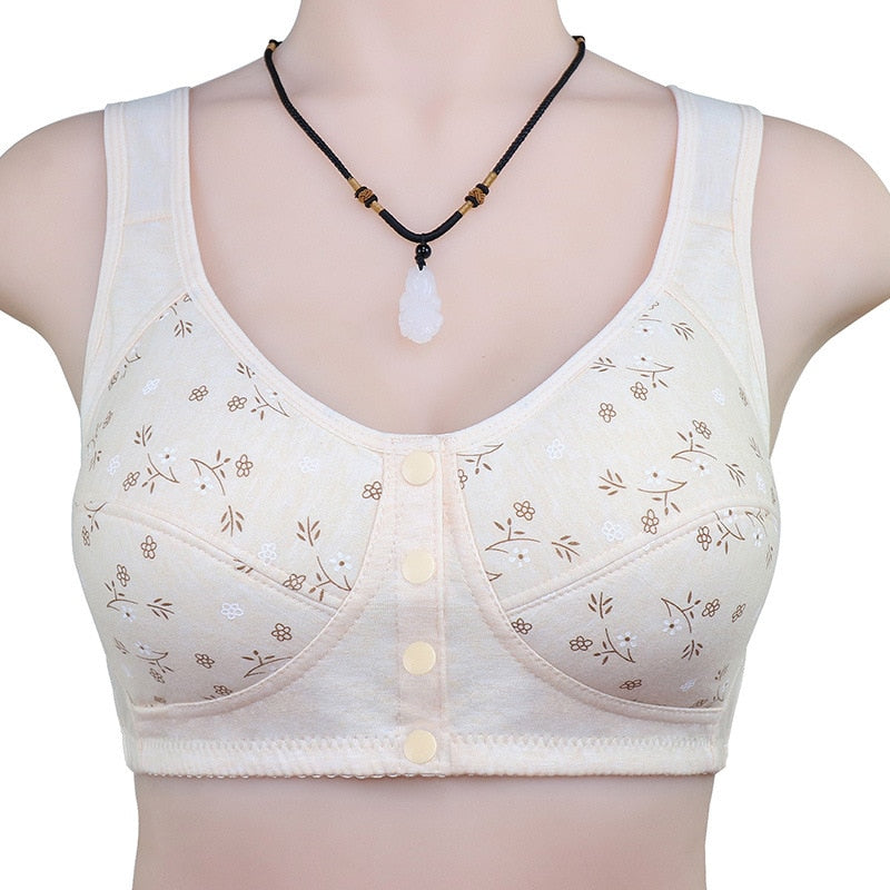 Breathable Wireless Push Up Full Sports Bra