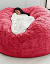 Giant Fur Bean Bag Lazy Sofa Bed