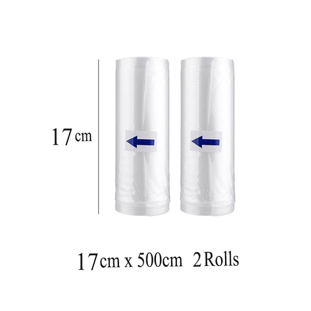 2 Rolls /Lot Kitchen Food Vacuum Bag Storage Bags for Vacuum Sealer