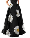 High Waist Bohemian Floral Print Maxi Skirts