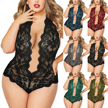 Load image into Gallery viewer, Plus Size Sexy Lingerie Bodysuit
