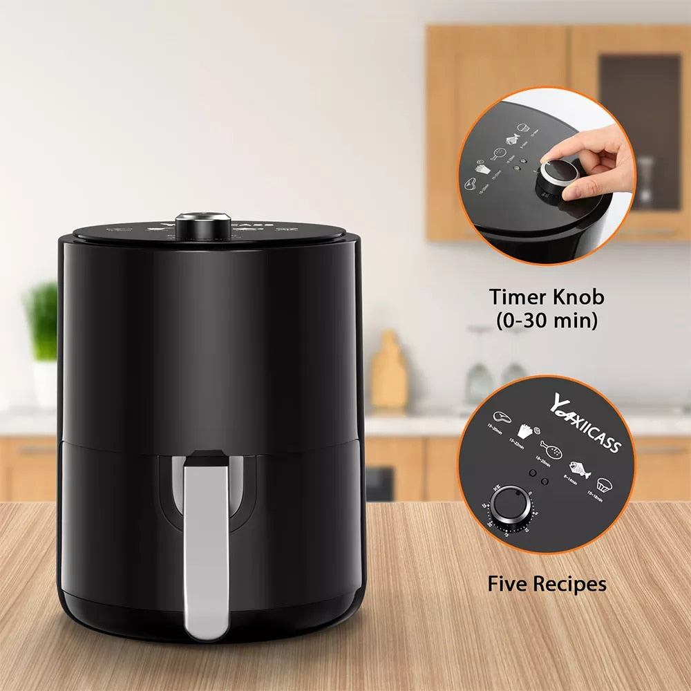 Air Fryer 3.2L Large Capacity 360°Baking Oven