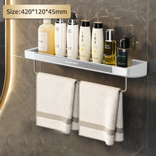 将图片加载到图库查看器，Bathroom Shelves No-drill Corner Shelf Wall-mounted Shower Storage Rack/Holder
