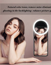 USB/Battery Powered Led Selfie Ring Light for Mobile Phone 8 cm