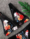 Two-piece Floral Print Bikini Set XS-8XL