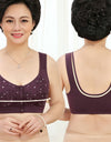 Breathable Wireless Push Up Full Sports Bra