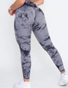 Lightning Marble Scrunch Butt Leggings