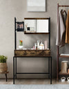 Industrial Vanity Table with 3-Height Adjustable Mirror/Dressing Makeup Table And Drawer