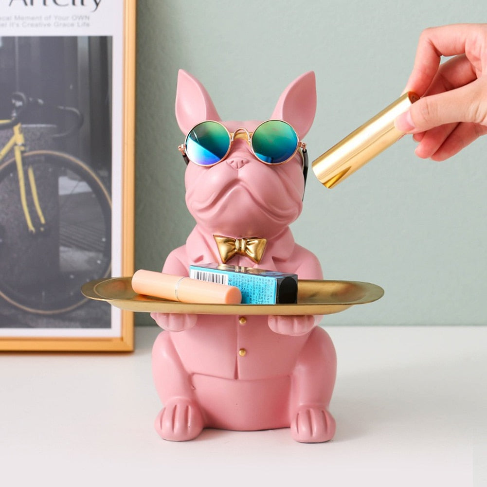 Nordic French Bulldog Sculpture Dog Statue