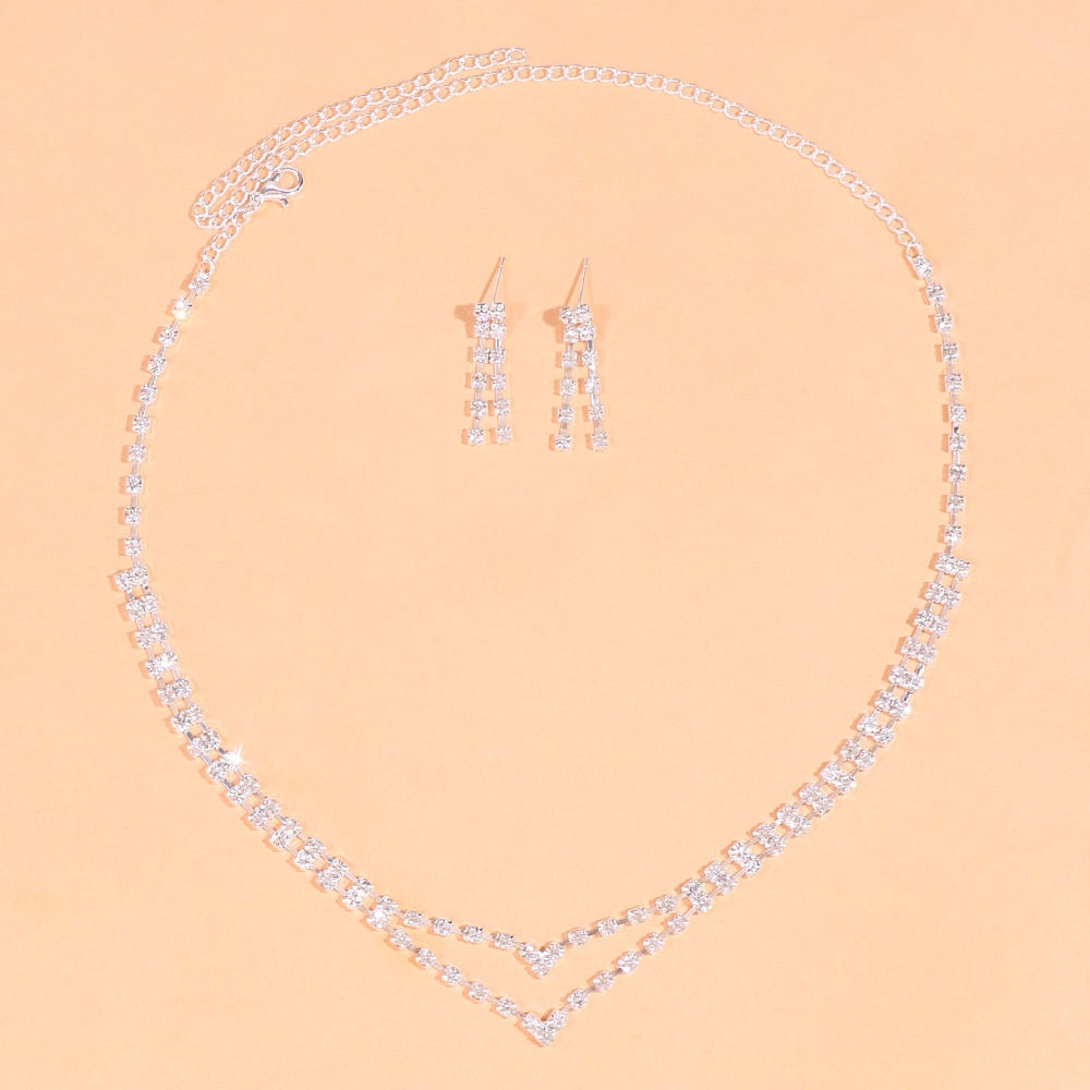 Necklace Earrings Set