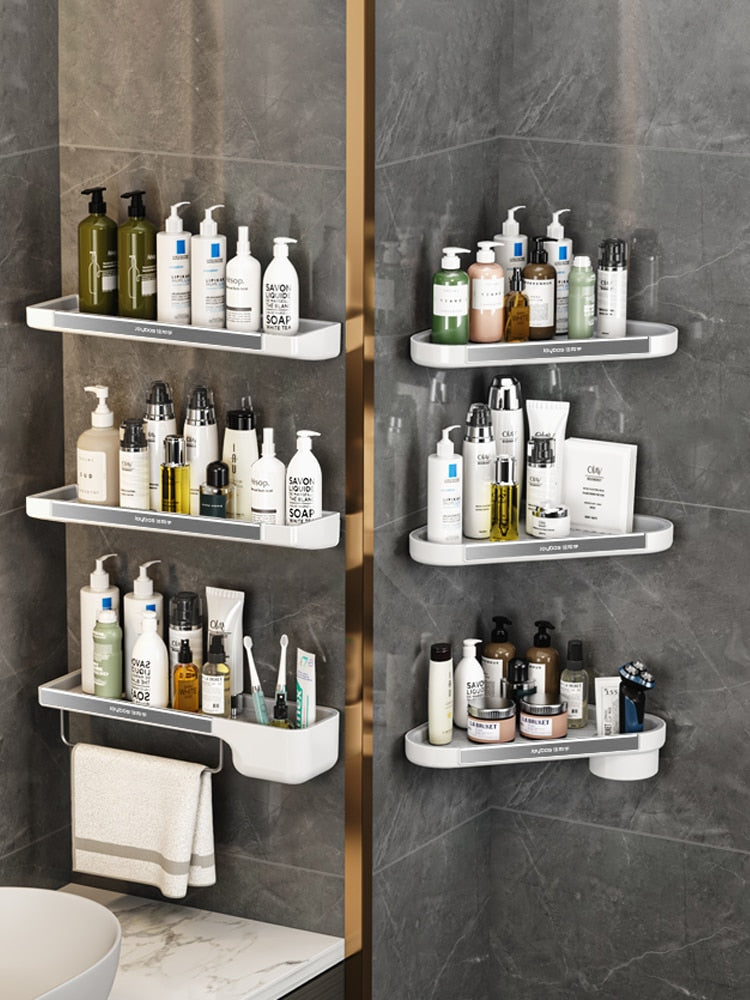 Bathroom Shelves No-drill Corner Shelf Wall-mounted Shower Storage Rack/Holder