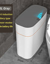 Intelligent Trash Can With Automatic Sensor