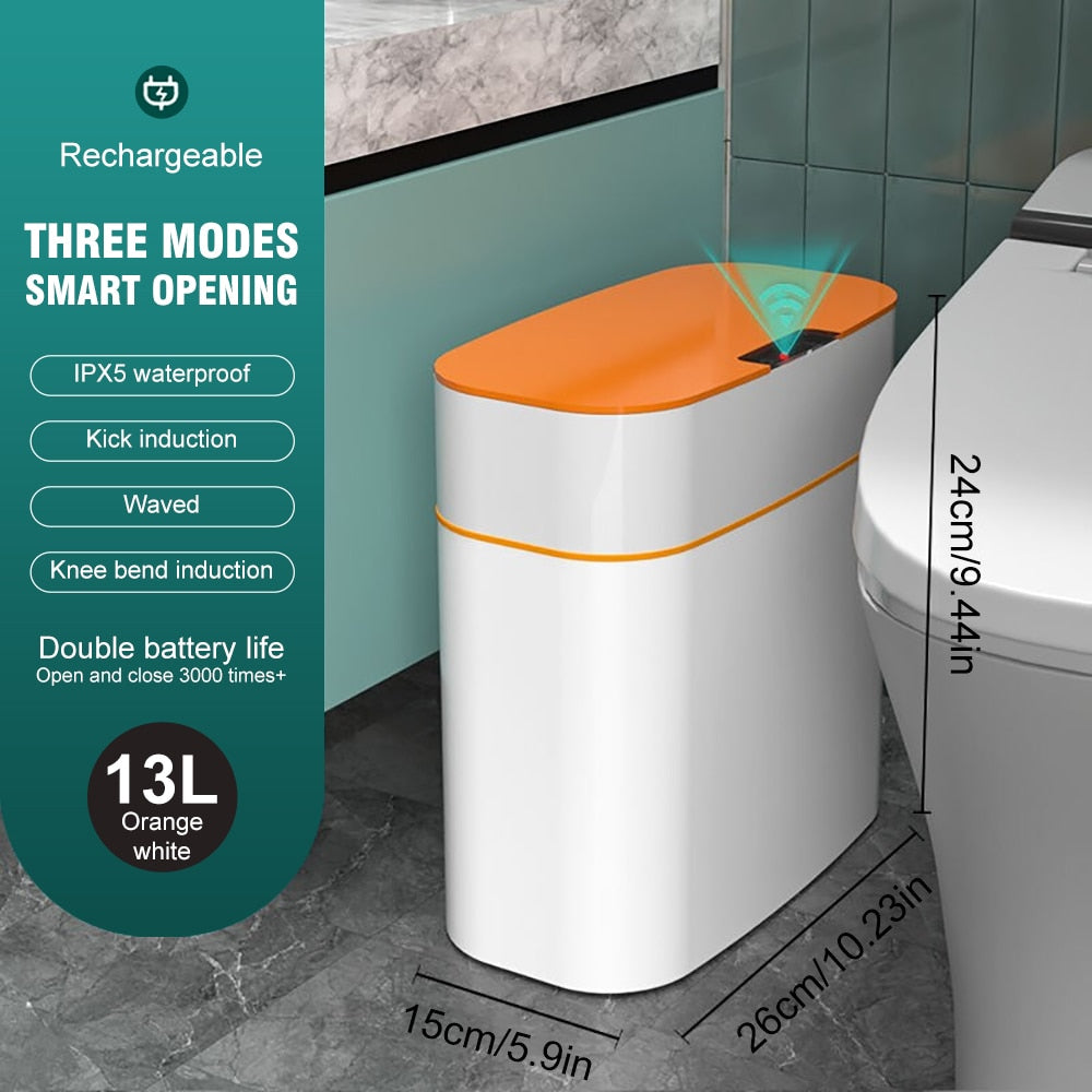 Intelligent Trash Can With Automatic Sensor