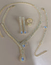 Silver Color Rhinestone Crystal Bridal Jewelry Sets