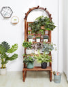 Indoor/Outdoor 3 Tier Wood Plant Stand