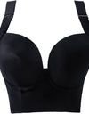 Hide Back Fat With Anti-sagging Deep Cup Push Up Shaper Bra