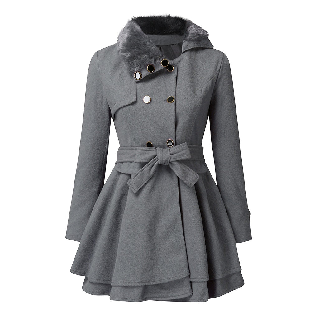 Thick Double Breasted Winter Jacket