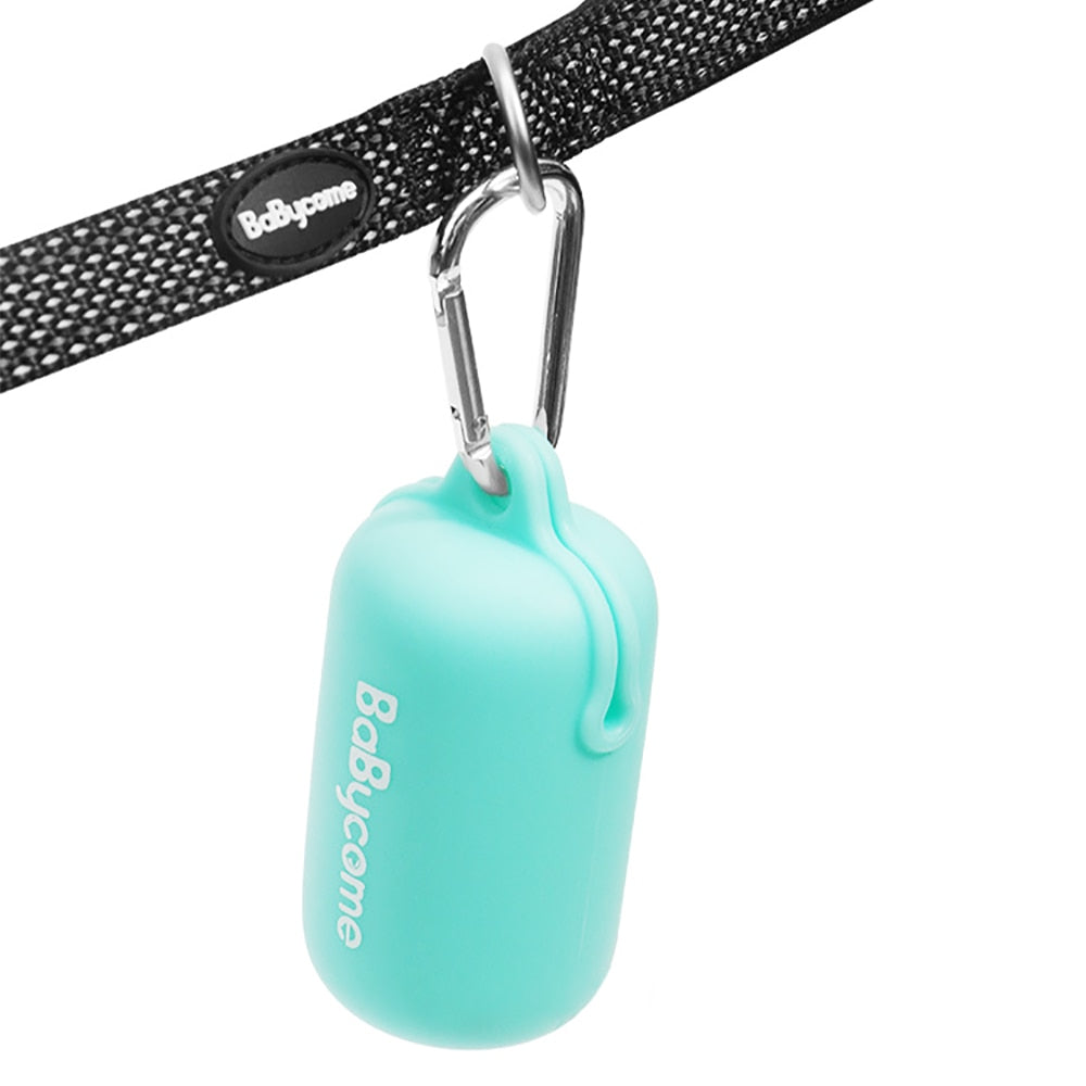 Eco Friendly Travel Poop Bag Dispenser Holder with Carabineer
