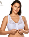 High Quality Full Coverage Wire Free Floral Lace Bra
