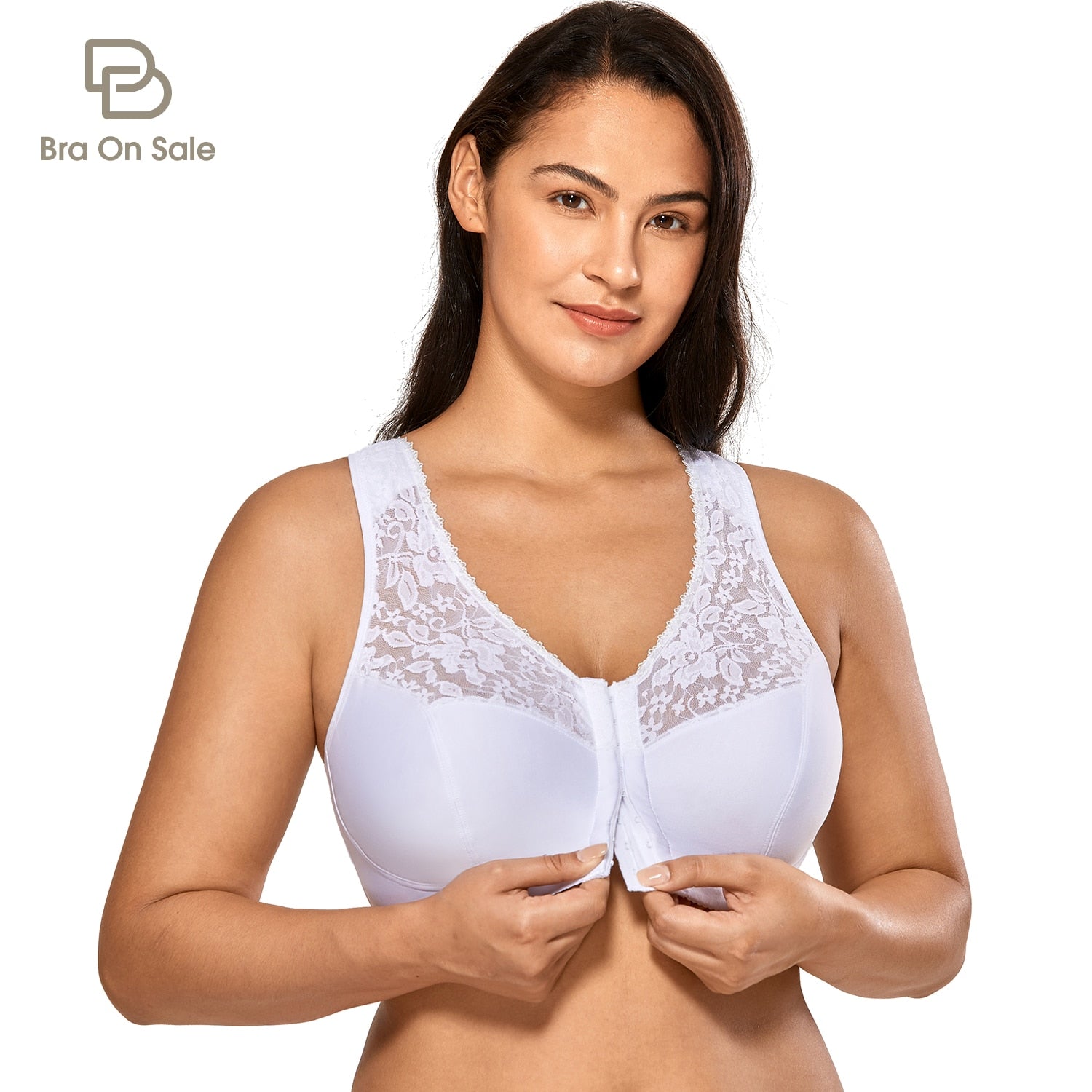 High Quality Full Coverage Wire Free Floral Lace Bra