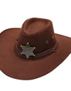 Western cowboy Sheriff hat