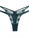 Cute Butterfly Embroidery Women Thongs