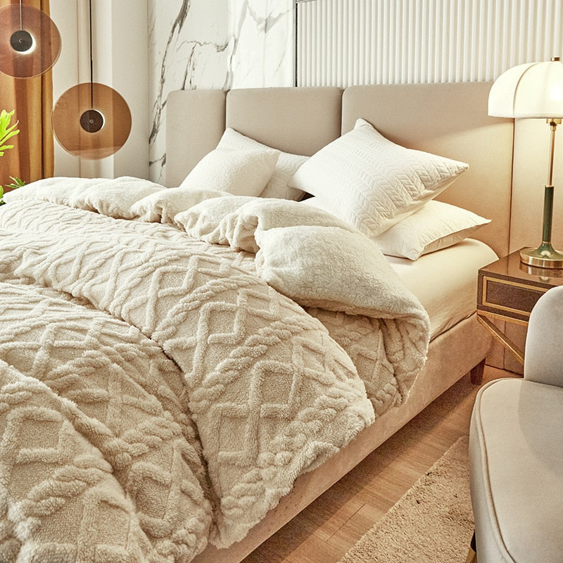 Double-sided Fleece Warmth Comforter