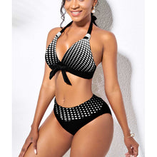 Load image into Gallery viewer, Dot Striped Two Piece Bikini Set Swimsuit S-5XL
