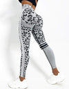 High Waist Leopard Seamless butt-lifting workout leggings