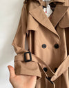 Brand New Long Double Breasted Women's Trench Coat