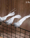 25cm Handmade Simulation Parrot Lawn Figurine