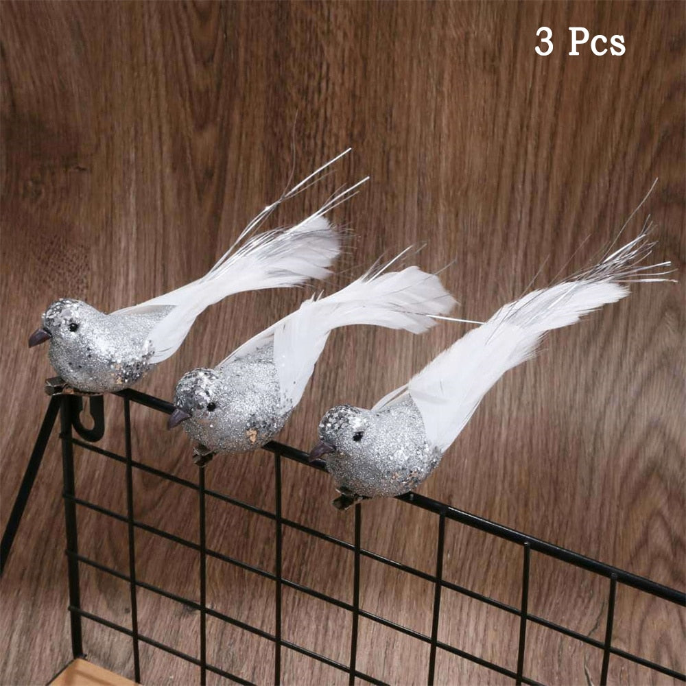25cm Handmade Simulation Parrot Lawn Figurine