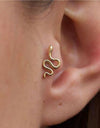 Stainless Steel Gold Color Stud Earrings