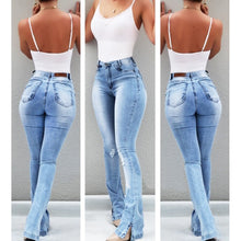 将图片加载到图库查看器，High Waist Streetwear jeans - Fashion Damsel
