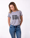 My Body My Choice My Rights Print Women t-shirt