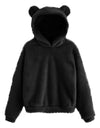 Cute Bear Warm Pullover Fluffy hoodie