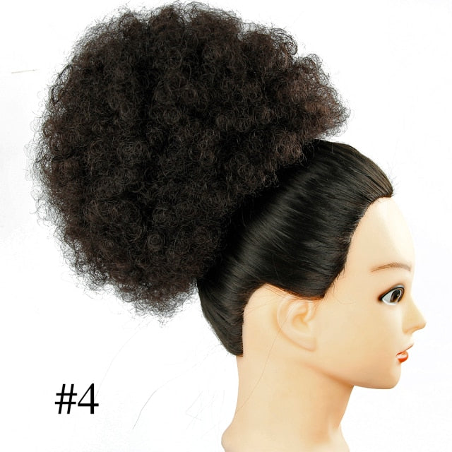 Synthetic Hair Bun  Hair Piece Bun Afro Hairpiece