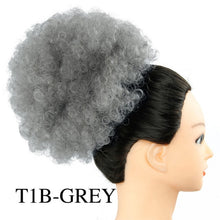 Load image into Gallery viewer, Synthetic Hair Bun  Hair Piece Bun Afro Hairpiece
