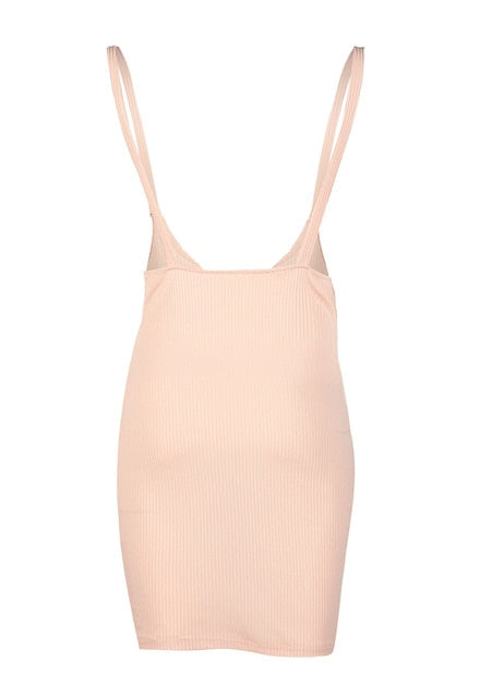 Shoulder Straps High Waist Overall Suspender Skirt - Fashion Damsel
