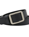 Adjustable Circle Button Leather Belt - Fashion Damsel