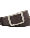 Adjustable Circle Button Leather Belt - Fashion Damsel