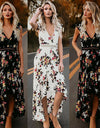 Boho Long Maxi Sexy Backless Floral Sundress