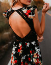 Boho Long Maxi Sexy Backless Floral Sundress