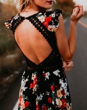 Load image into Gallery viewer, Boho Long Maxi Sexy Backless Floral Sundress
