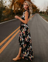 Boho Long Maxi Sexy Backless Floral Sundress