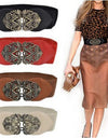 Corset Waist Belt With Metal Buckle Fabric Strap - Fashion Damsel