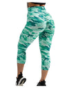High Waist Push Up Camouflage Jeggings - Fashion Damsel