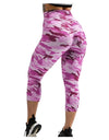 High Waist Push Up Camouflage Jeggings - Fashion Damsel
