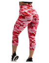 High Waist Push Up Camouflage Jeggings - Fashion Damsel