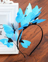 Handmade Blue Butterfly Headband